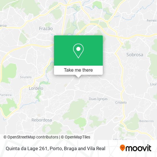 Quinta da Lage 261 mapa