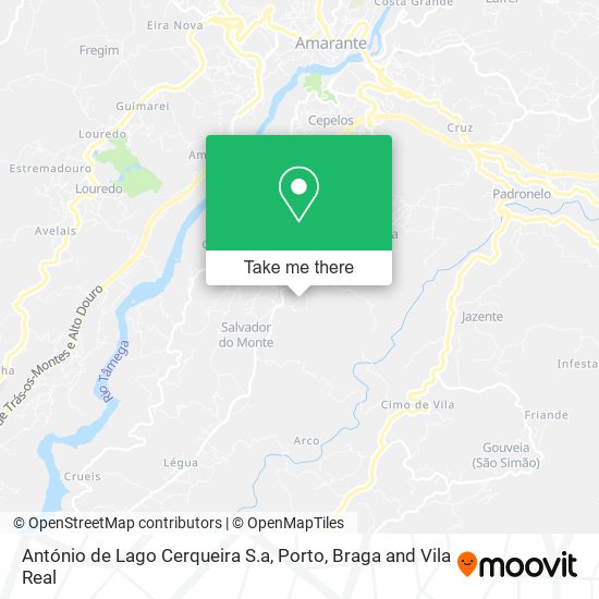 António de Lago Cerqueira S.a map