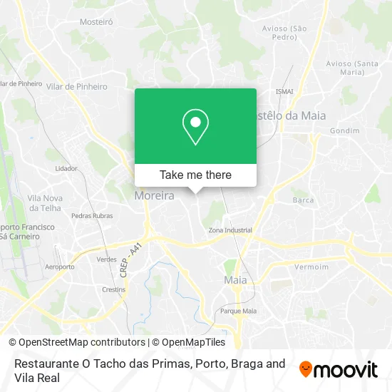 Restaurante O Tacho das Primas map