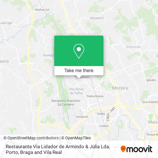 Restaurante Via Lidador de Armindo & Júlia Lda map