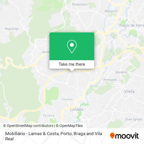 Mobiliário - Lamas & Costa mapa