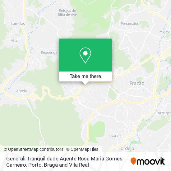 Generali Tranquilidade Agente Rosa Maria Gomes Carneiro map