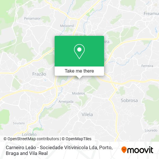 Carneiro Leão - Sociedade Vitivínicola Lda mapa