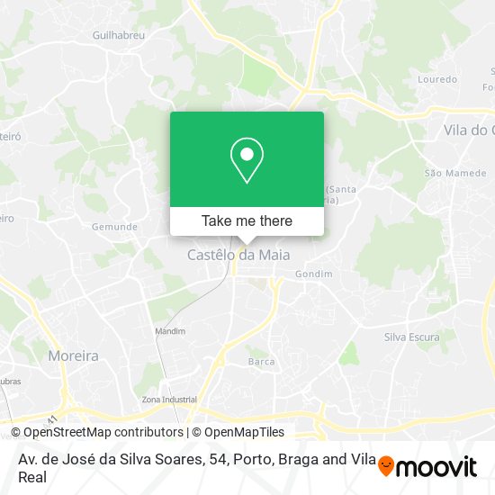 Av. de José da Silva Soares, 54 mapa