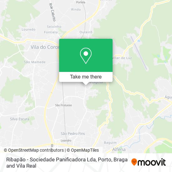 Ribapão - Sociedade Panificadora Lda mapa