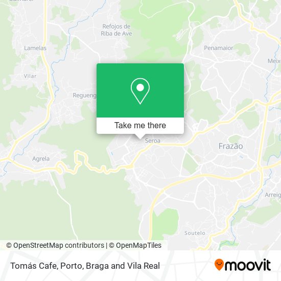 Tomás Cafe map