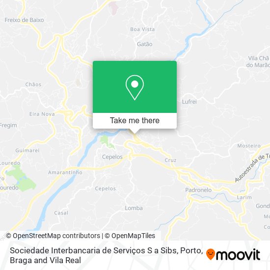 Sociedade Interbancaria de Serviços S a Sibs map