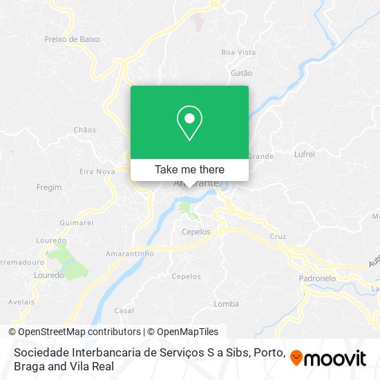 Sociedade Interbancaria de Serviços S a Sibs map