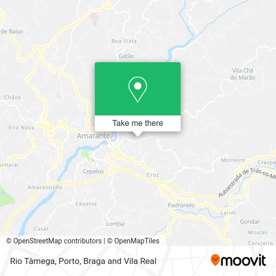 Rio Tâmega map