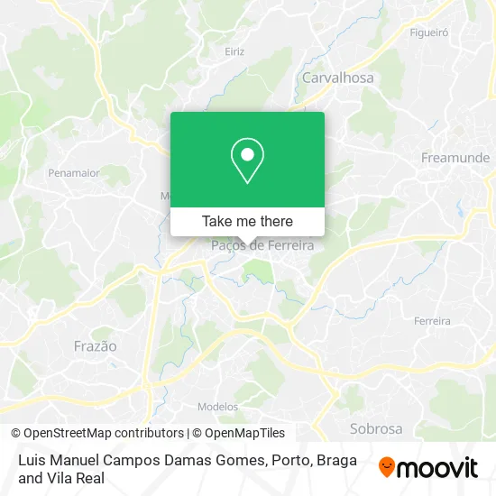 Luis Manuel Campos Damas Gomes map