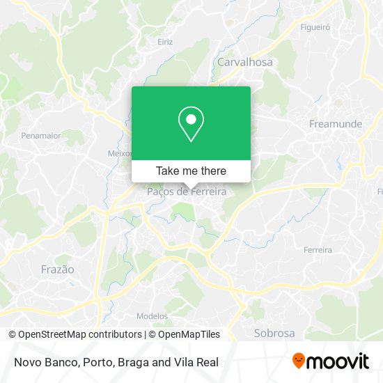 Novo Banco map