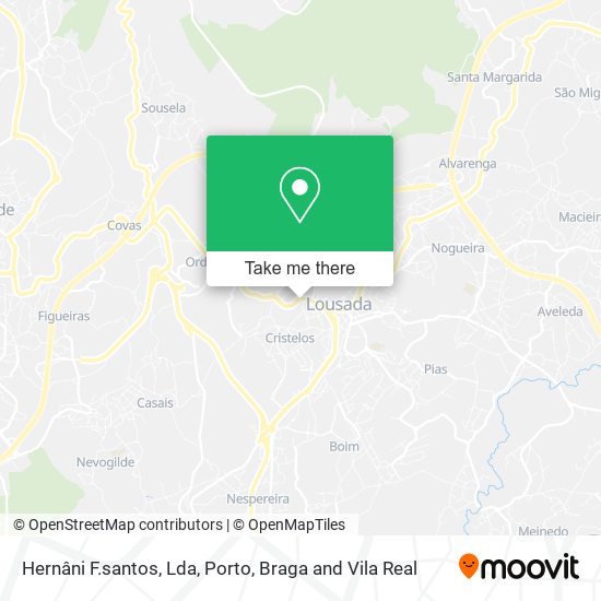 Hernâni F.santos, Lda map