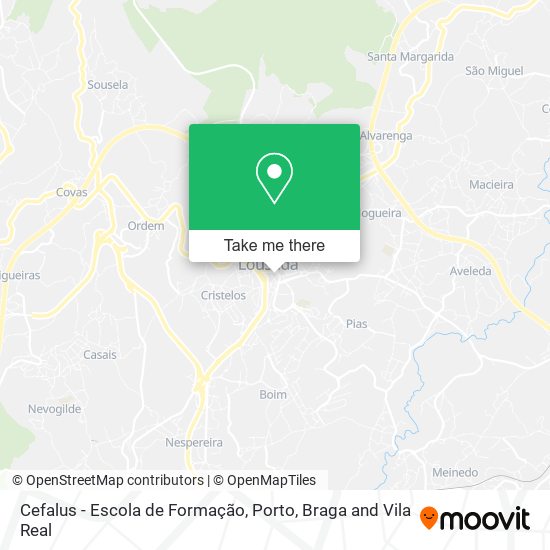 Cefalus - Escola de Formação mapa