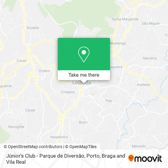 Júnior's Club - Parque de Diversão map