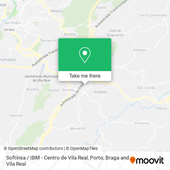Softinsa / IBM - Centro de Vila Real map