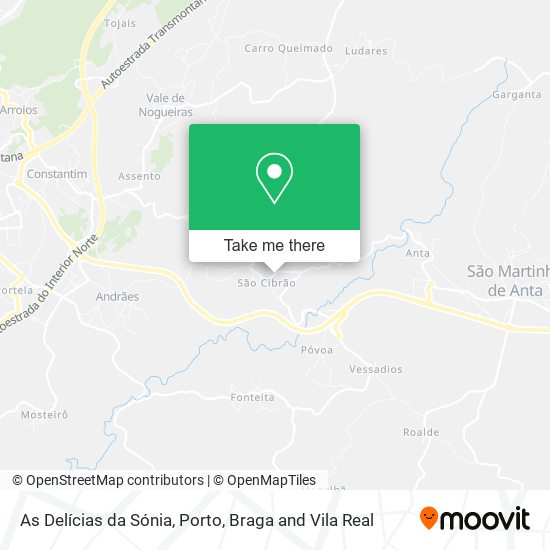 As Delícias da Sónia map