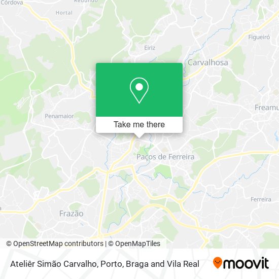 Ateliêr Simão Carvalho mapa