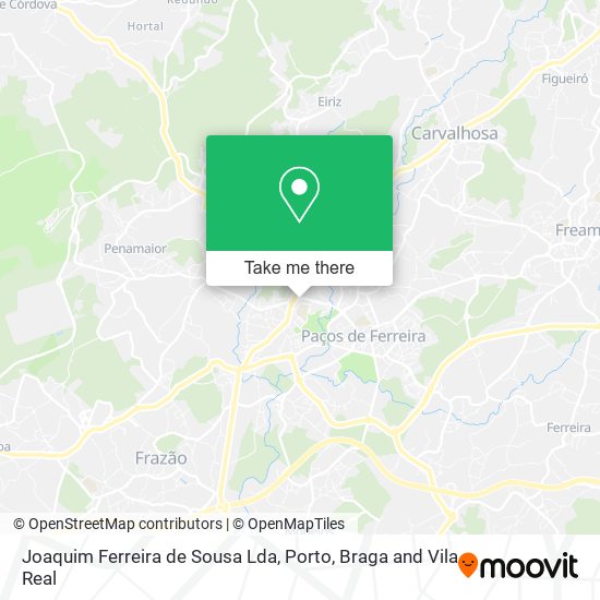 Joaquim Ferreira de Sousa Lda map