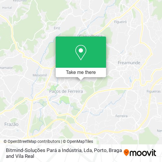 Bitmind-Soluções Pará a Indústria, Lda mapa