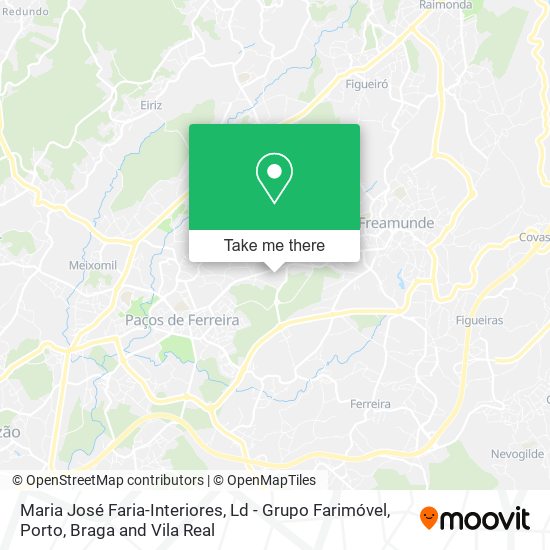 Maria José Faria-Interiores, Ld - Grupo Farimóvel map