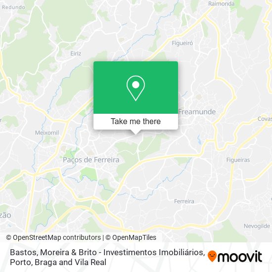 Bastos, Moreira & Brito - Investimentos Imobiliários mapa