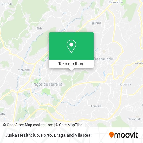 Juska Healthclub map