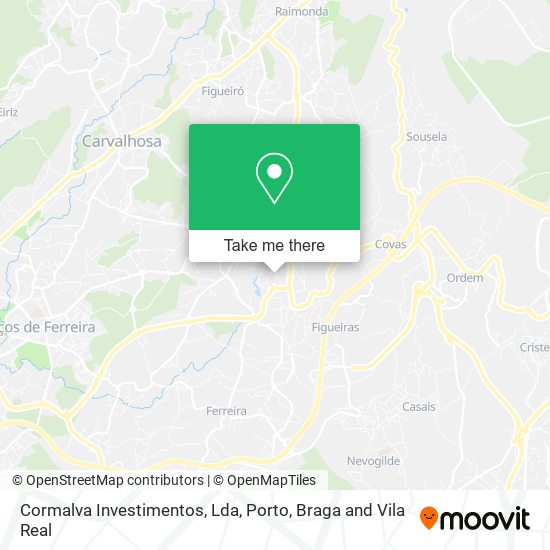 Cormalva Investimentos, Lda mapa