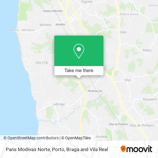 Pans Modivas Norte map