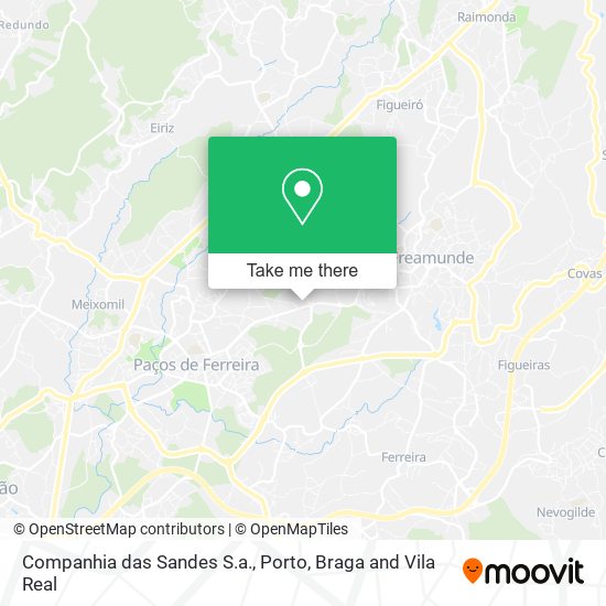 Companhia das Sandes S.a. mapa