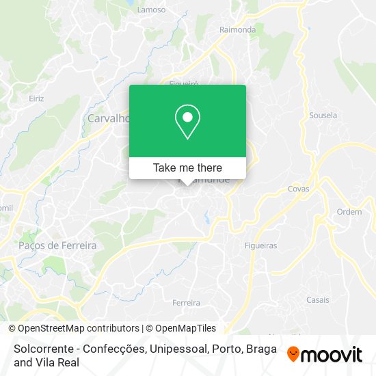 Solcorrente - Confecções, Unipessoal map
