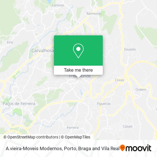 A.vieira-Moveis Modernos map