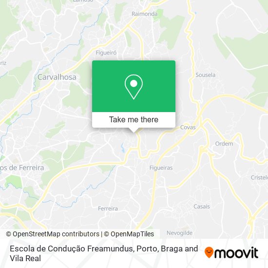 Escola de Condução Freamundus map