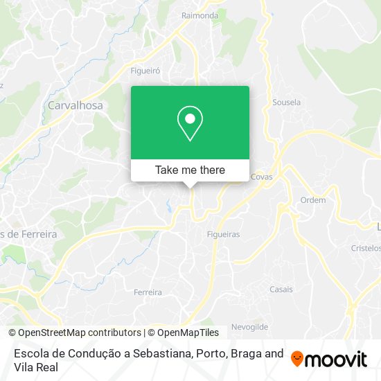 Escola de Condução a Sebastiana map