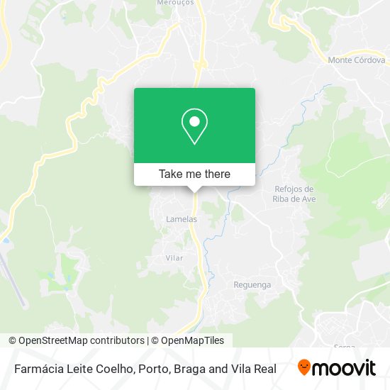 Farmácia Leite Coelho mapa