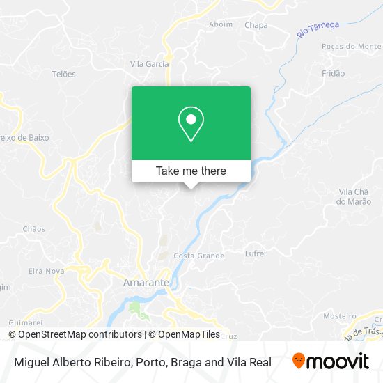 Miguel Alberto Ribeiro map