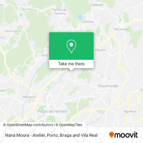 Náná Moura - Ateliêr map