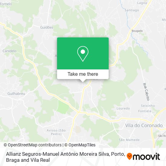Allianz Seguros-Manuel Antônio Moreira Silva map