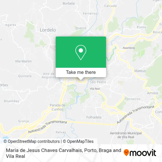 Maria de Jesus Chaves Carvalhais map