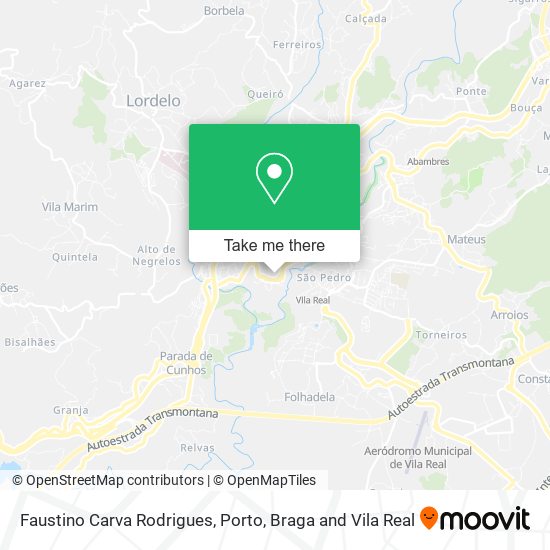 Faustino Carva Rodrigues map
