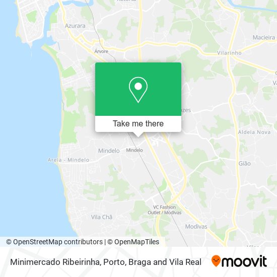 Minimercado Ribeirinha mapa