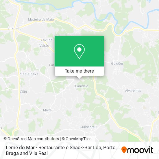 Leme do Mar - Restaurante e Snack-Bar Lda mapa