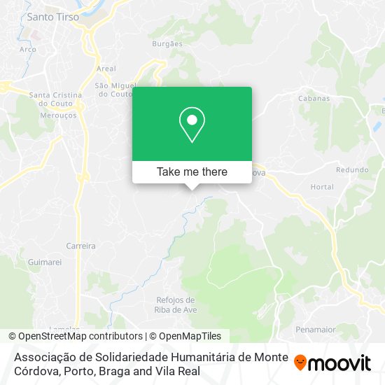 Associação de Solidariedade Humanitária de Monte Córdova map