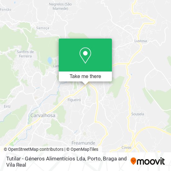 Tutilar - Géneros Alimentícios Lda map