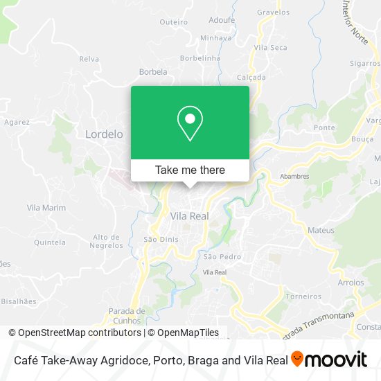 Café Take-Away Agridoce map