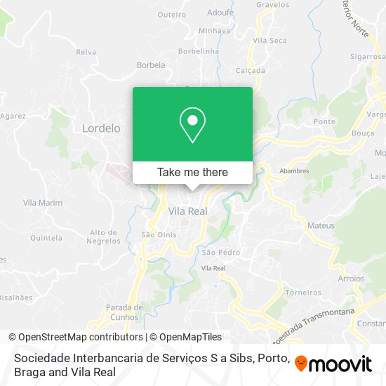 Sociedade Interbancaria de Serviços S a Sibs map