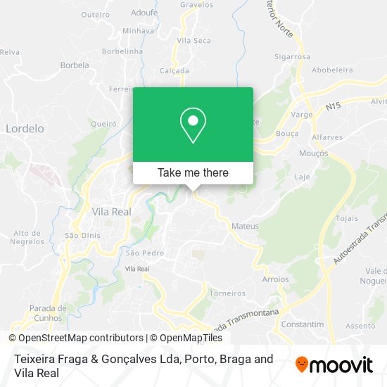 Teixeira Fraga & Gonçalves Lda map