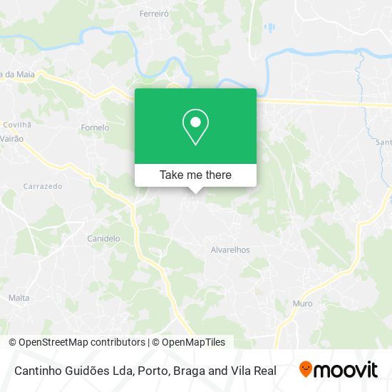 Cantinho Guidões Lda mapa