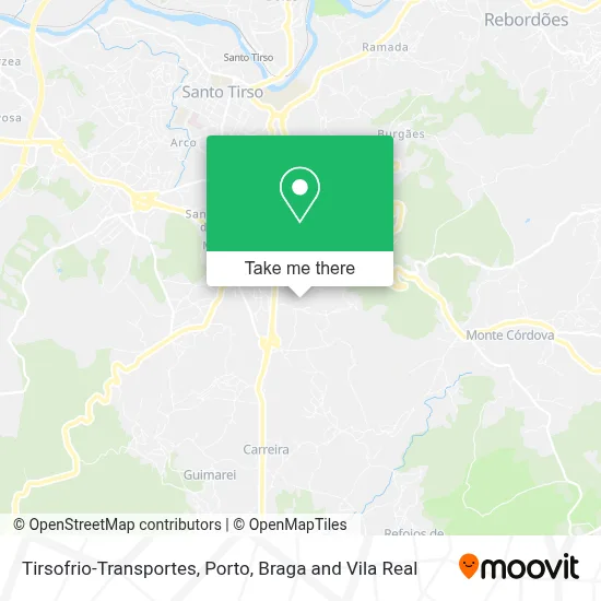 Tirsofrio-Transportes map