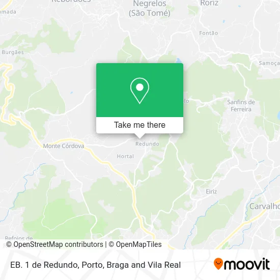 EB. 1 de Redundo map