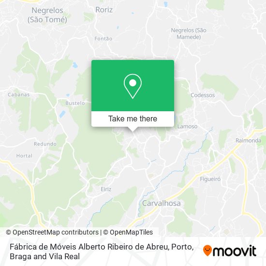 Fábrica de Móveis Alberto Ribeiro de Abreu map